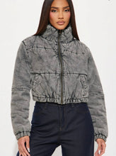 Load image into Gallery viewer, Denim Puffer