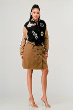 Load image into Gallery viewer, Black Queen letterman Jacket
