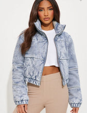 Load image into Gallery viewer, Denim Puffer
