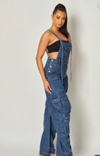 Load image into Gallery viewer, &quot;Cover Me&quot; Denim OverAlls
