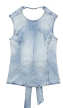 Load image into Gallery viewer, Denim Backless Vest
