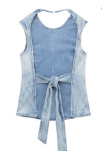 Load image into Gallery viewer, Denim Backless Vest
