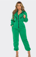 Kelly Green Tech Jumpsuit