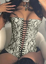 Load image into Gallery viewer, &quot;Snake Bite&quot; Lace up Corset
