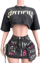 Load image into Gallery viewer, CERTIFIED. Cropped Sweatshirt

