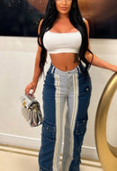 Denim Duo Cargo Jeans