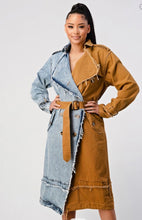 Load image into Gallery viewer, The&quot; Trina &quot;Trench and Denim
