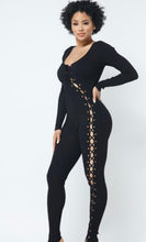 Load image into Gallery viewer, Lacy Ribbed Jumpsuit
