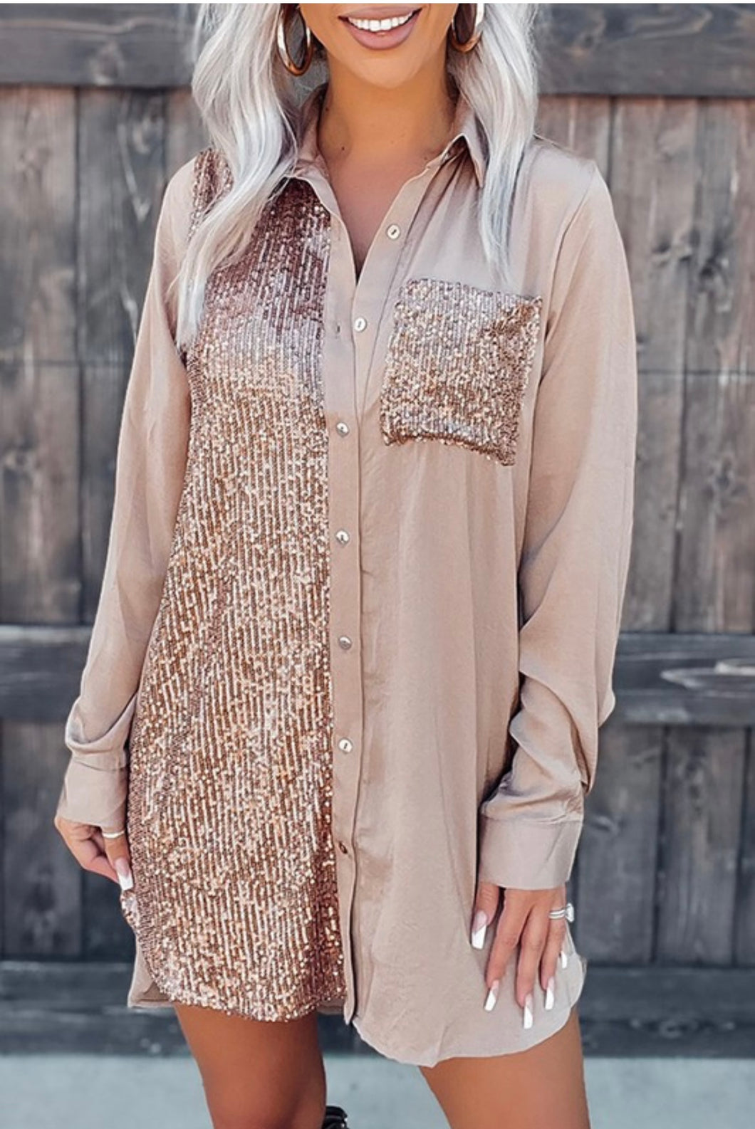 Dazzle Shirt Dress